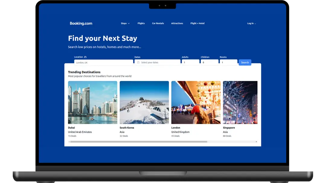Booking.com Clone