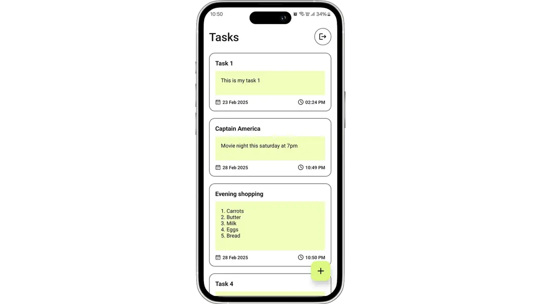 Tasks